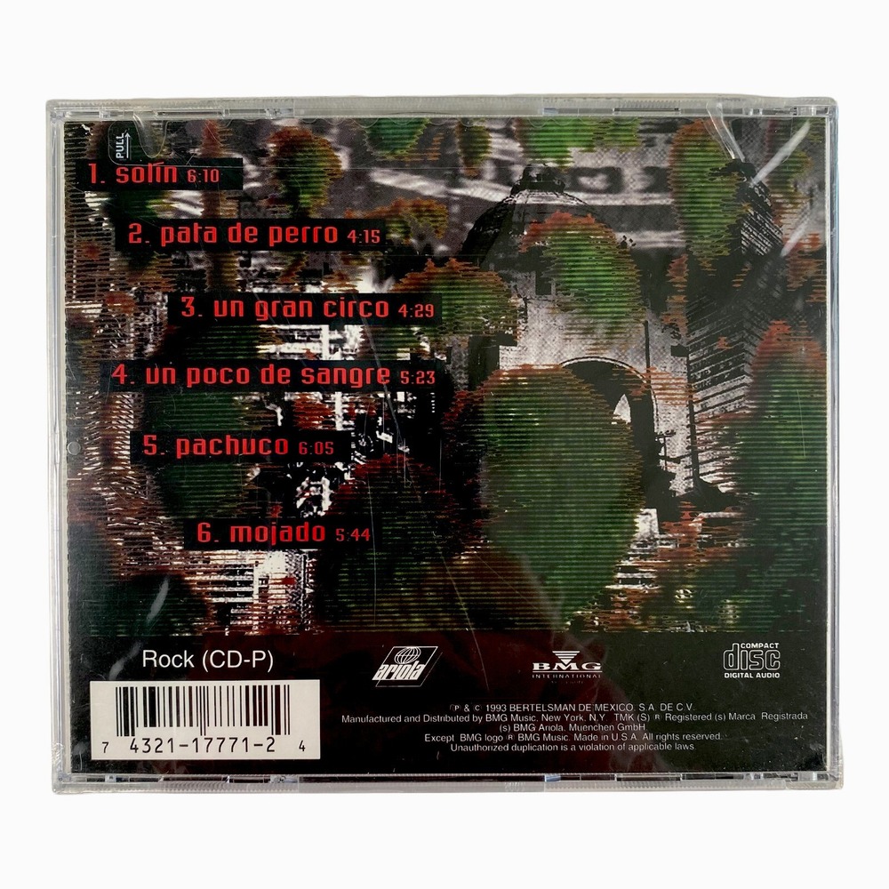 Matilda Vecindad: En Vivo Gira Pata De Perro (CD, 1993 BMG Ariola) Latin Sealed - Picture 2 of 4